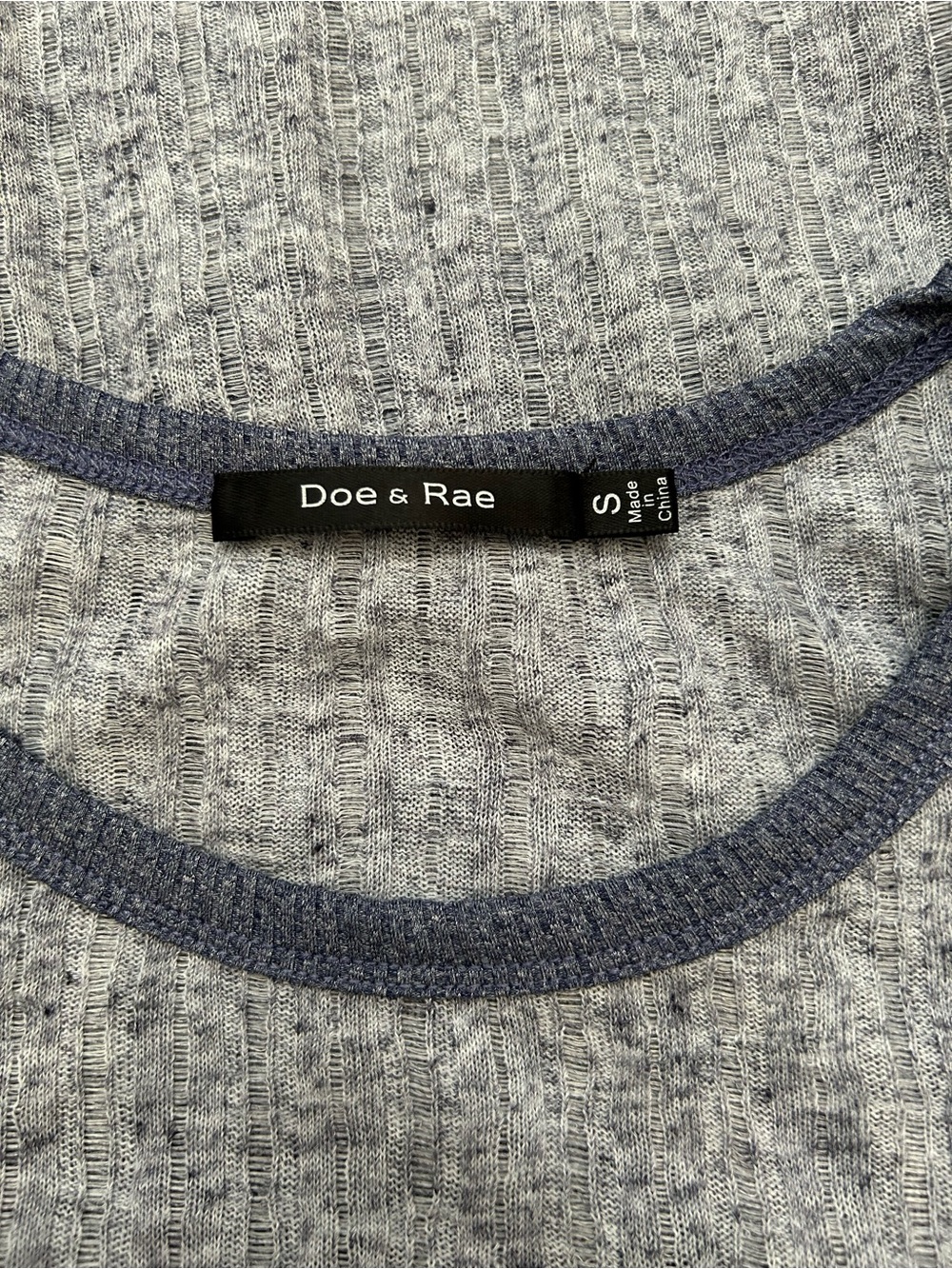 Doe & Rae • Long Blue Tank - Picture 5 of 6